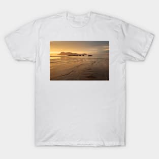 Golden light at beach in Borneo Bako national park Malaysia T-Shirt